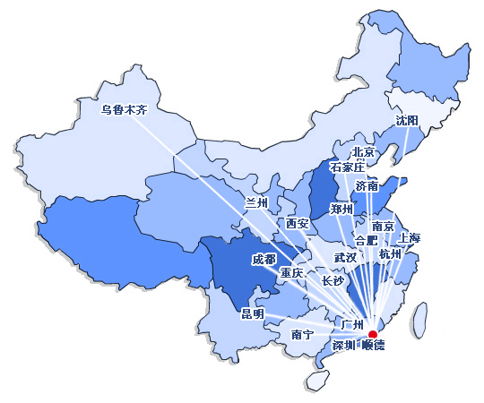 紐厄爾國內銷售網絡